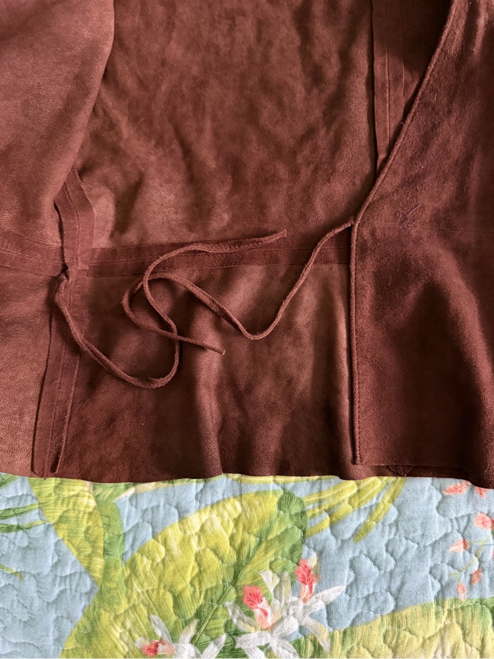 Ralph Lauren Sport Leather Blouse M - Picture 3 of 8